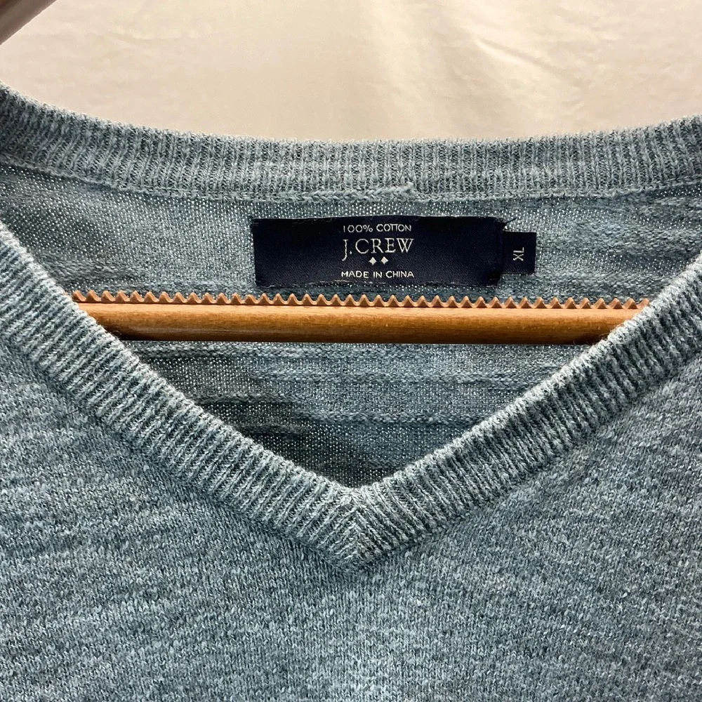 J.Crew V-Neck Sweater Cotton Blend Pullover‎ Casual Everyday XL